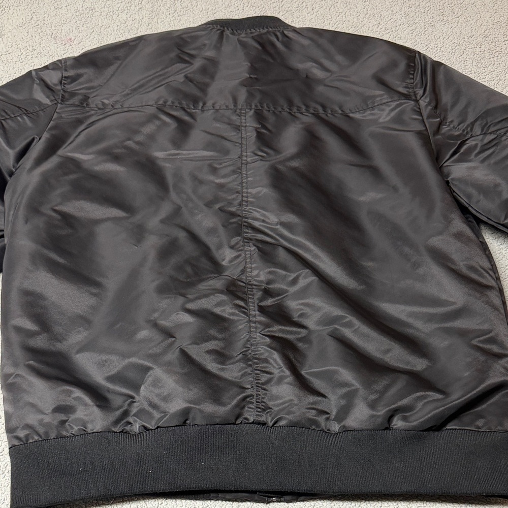 Black Bomber Jacket - Picture 7 of 9